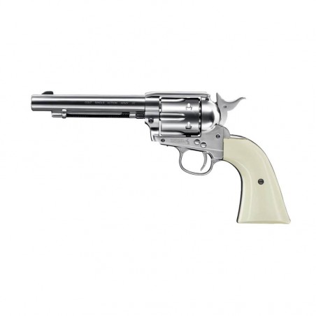 COLT PEACEMAKER NIQUEL WHITE SINGLE ACTION ARMY Co2 4,5bbs