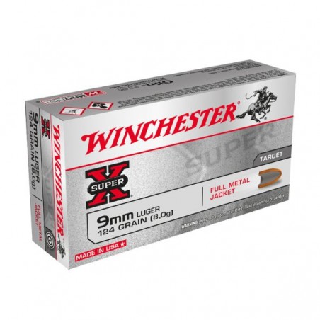 WINCHESTER TARGET 9X19 124gr